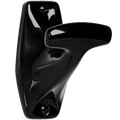 BLACK PORCELAIN WALL HOOK - DYKE & DEAN