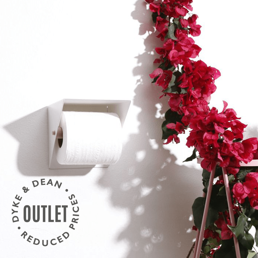 BLACK TRIANGLE WALL TOILET ROLL HOLDER OUTLET - DYKE & DEAN