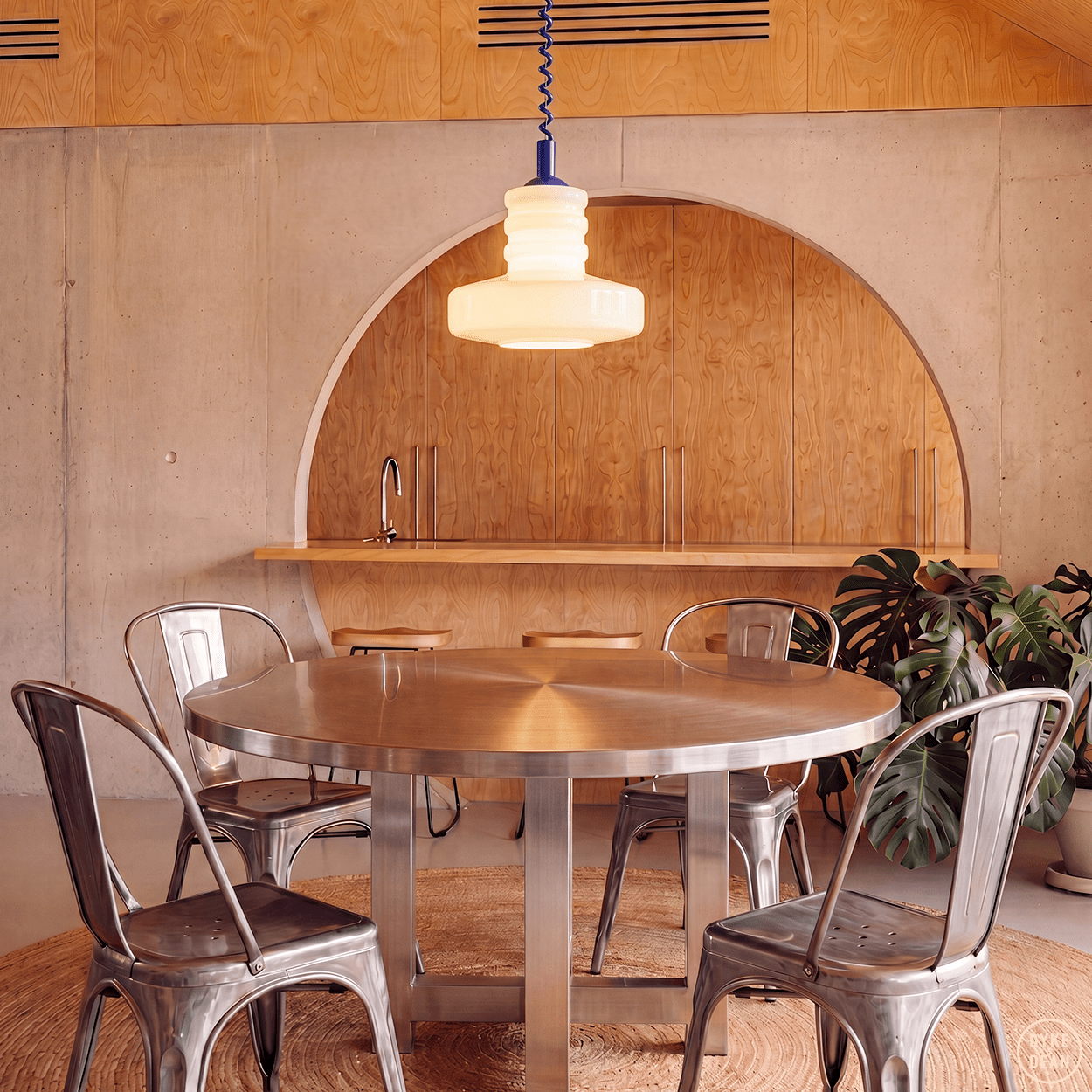 BOLT OPALINE RETRACTABLE CORD LIGHT - DYKE & DEAN
