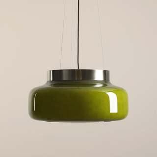 BONBON GLASS PENDANT LIGHT LIME LARGE - DYKE & DEAN