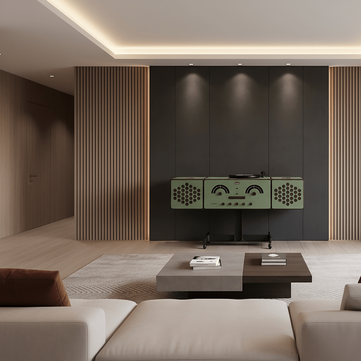 BRIONVEGA RADIOFONOGRAFO 60TH ANNIVERSARY SPECIAL GREEN - DYKE & DEAN