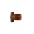 BROWN DOUBLE PORCELAIN WATERPROOF WALL MOUNTED LIGHT - DYKE & DEAN