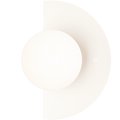 CANDY LOOP GLOBE WALL LIGHT CREAM - DYKE & DEAN