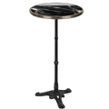 CARRARA BLACK CERAMIC FRENCH BISTRO BAR TABLE 20” - DYKE & DEAN