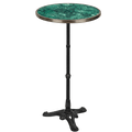 CARRARA GREEN GRANITE FRENCH BISTRO BAR TABLE 20” - DYKE & DEAN