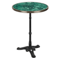 CARRARA GREEN GRANITE FRENCH BISTRO TABLE 20” - DYKE & DEAN