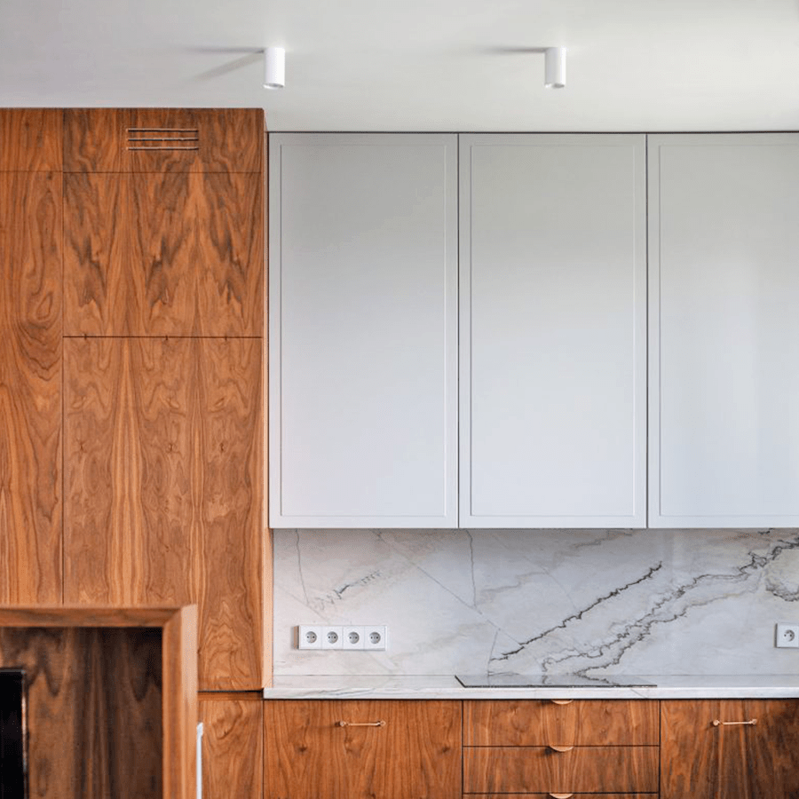 CEILING CYLINDER SPOT LAMP WHITE - DYKE & DEAN