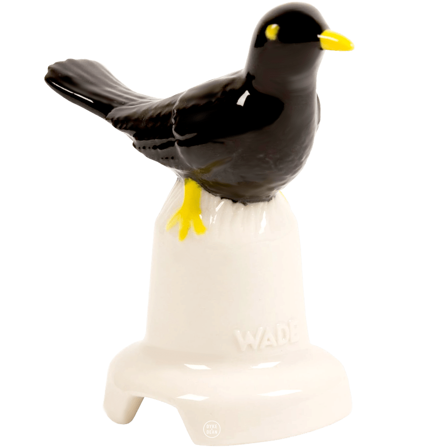 CERAMIC BLACKBIRD PIE VENT PIE BIRD - DYKE & DEAN