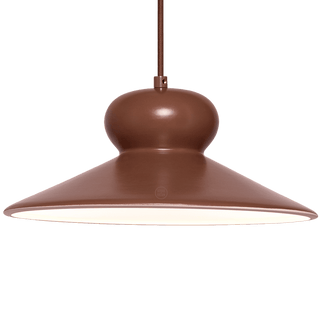 CERAMIC DOME PENDANT OVA LARGE - DYKE & DEAN