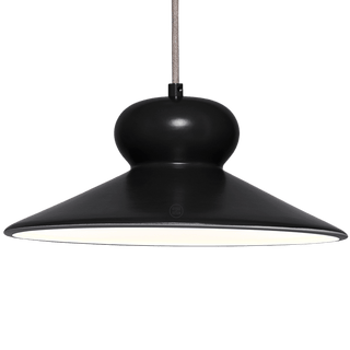 CERAMIC DOME PENDANT OVA LARGE - DYKE & DEAN