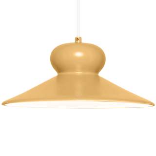 CERAMIC DOME PENDANT OVA LARGE - DYKE & DEAN