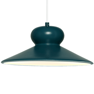 CERAMIC DOME PENDANT OVA LARGE - DYKE & DEAN