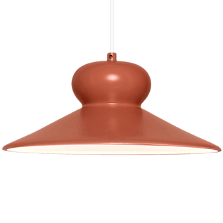 CERAMIC DOME PENDANT OVA LARGE - DYKE & DEAN