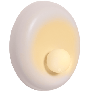 CERAMIC ROUND OPAL GLASS WALL LIGHT DROVA - DYKE & DEAN