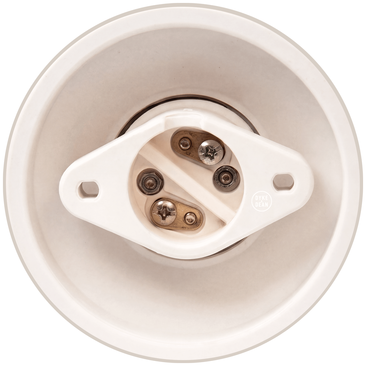 CERAMIC WALL & CEILING LAMP BLACK - DYKE & DEAN