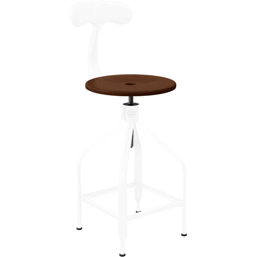 CHAISES NICOLLE DESSINATEUR TALL ADJUSTABLE SWIVEL CHAIR WOOD - DYKE & DEAN