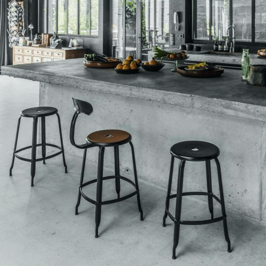 CHAISES NICOLLE LEATHER SEAT PAD - DYKE & DEAN