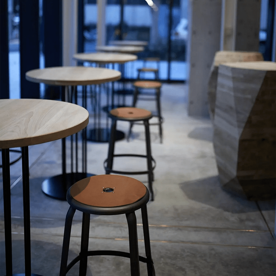 CHAISES NICOLLE LEATHER SEAT PAD - DYKE & DEAN