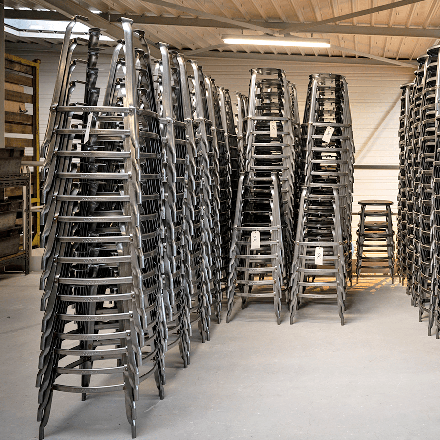 CHAISES NICOLLE METAL CHAIR 80 - DYKE & DEAN