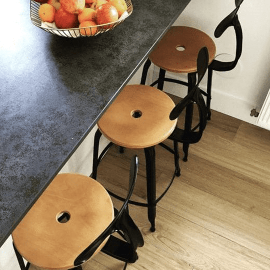 CHAISES NICOLLE METAL CHAIR WOOD 60 - DYKE & DEAN