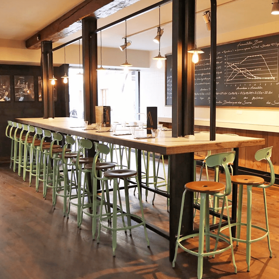 CHAISES NICOLLE METAL CHAIR WOOD 60 - DYKE & DEAN