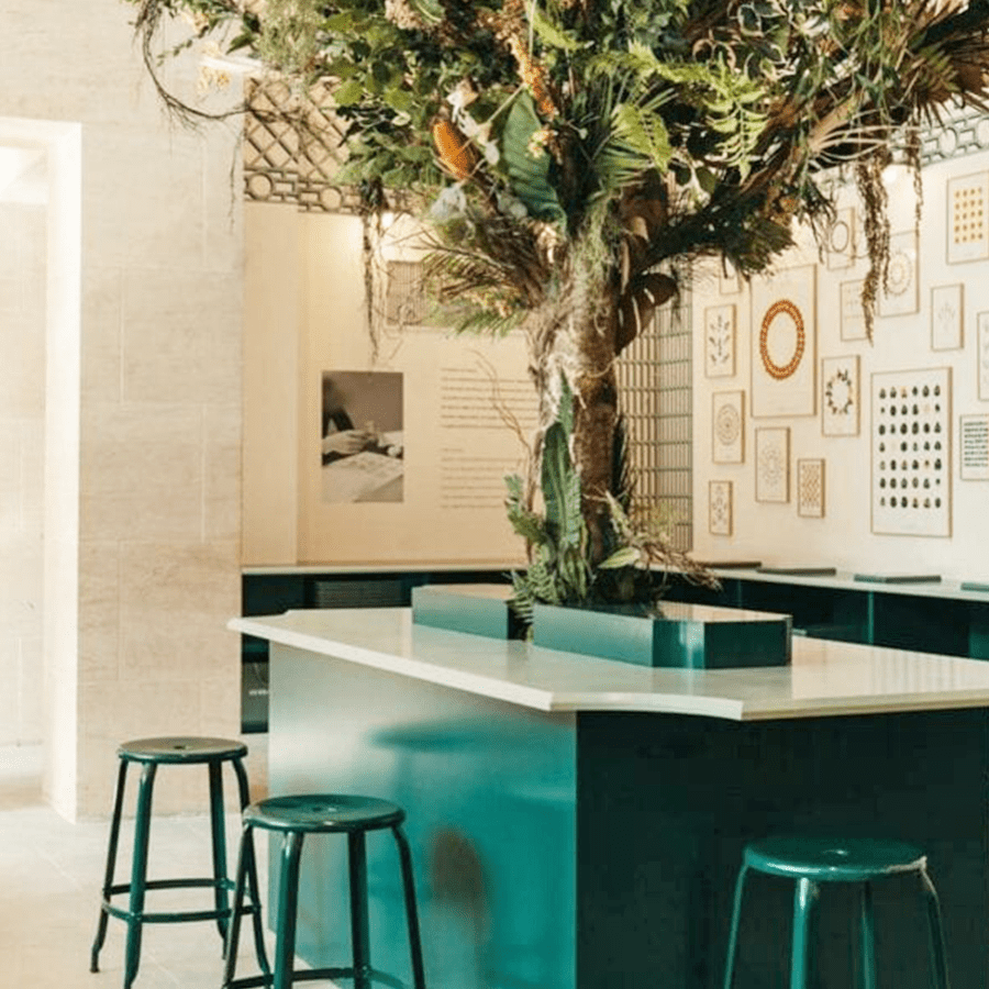 CHAISES NICOLLE METAL STOOL 80 - DYKE & DEAN