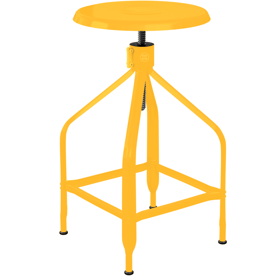 CHAISES NICOLLE TALL ADJUSTABLE SWIVEL STOOL - DYKE & DEAN