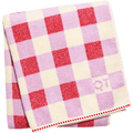 CHECK BATH SHEET TOWEL CANDY - DYKE & DEAN