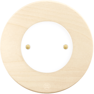 CLASSIC BEECHWOOD WALL END PLUG WHITE SOCKET - DYKE & DEAN