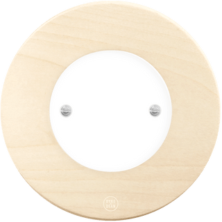 CLASSIC BEECHWOOD WALL END PLUG WHITE SOCKET - DYKE & DEAN