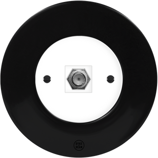 CLASSIC PORCELAIN SAT DOMINO SOCKET - DYKE & DEAN