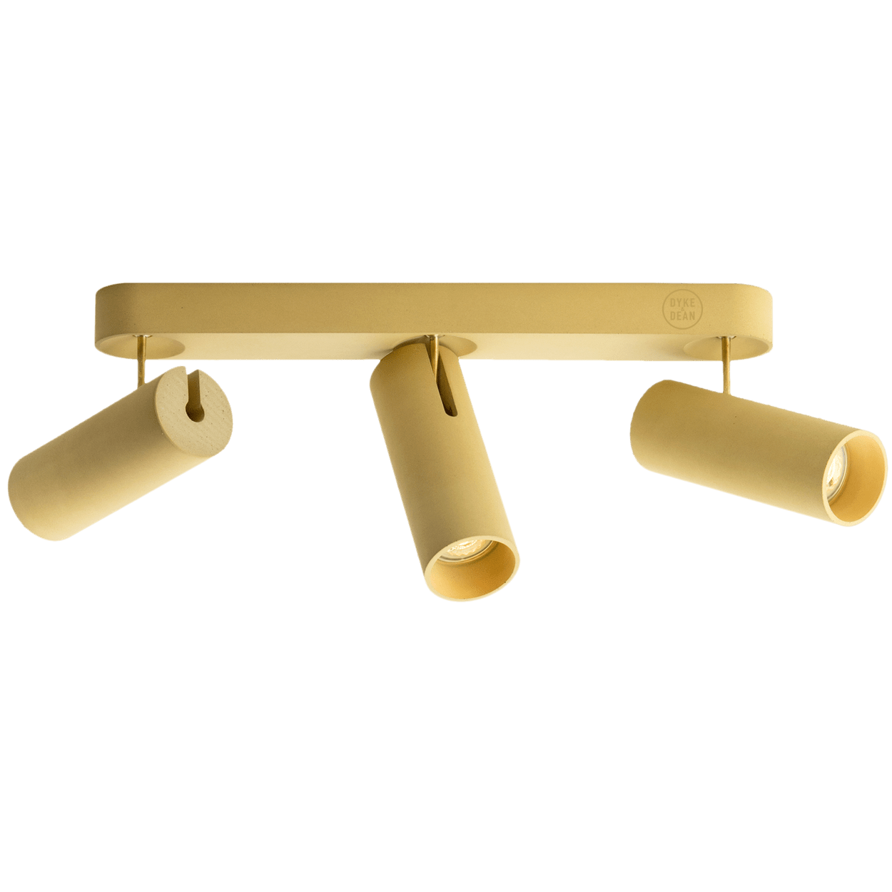 CONCRETE ADJUSTABLE 3 CEILING SPOT LIGHT - DYKE & DEAN