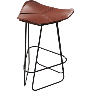 CUERO LEATHER BARSTOOL 65CM - DYKE & DEAN