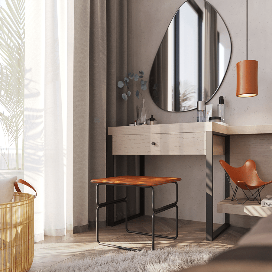 CUERO LEATHER BARSTOOL 65CM - DYKE & DEAN