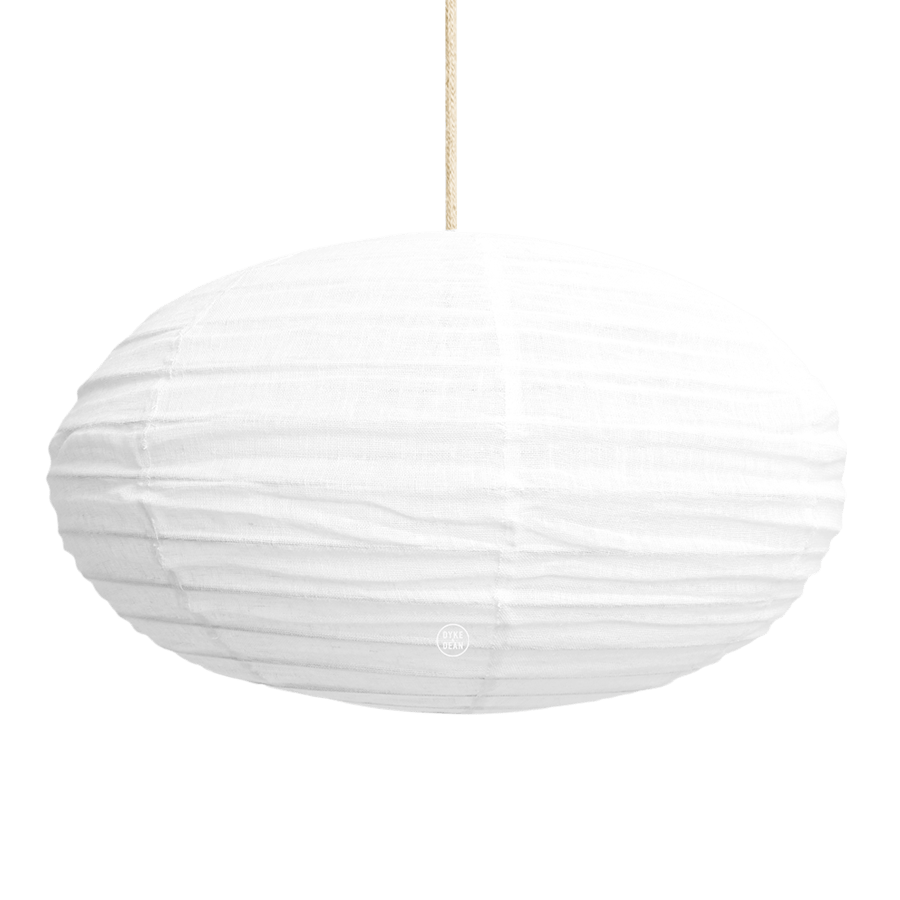 DOME LINEN LIGHT SHADE 60CM - DYKE & DEAN