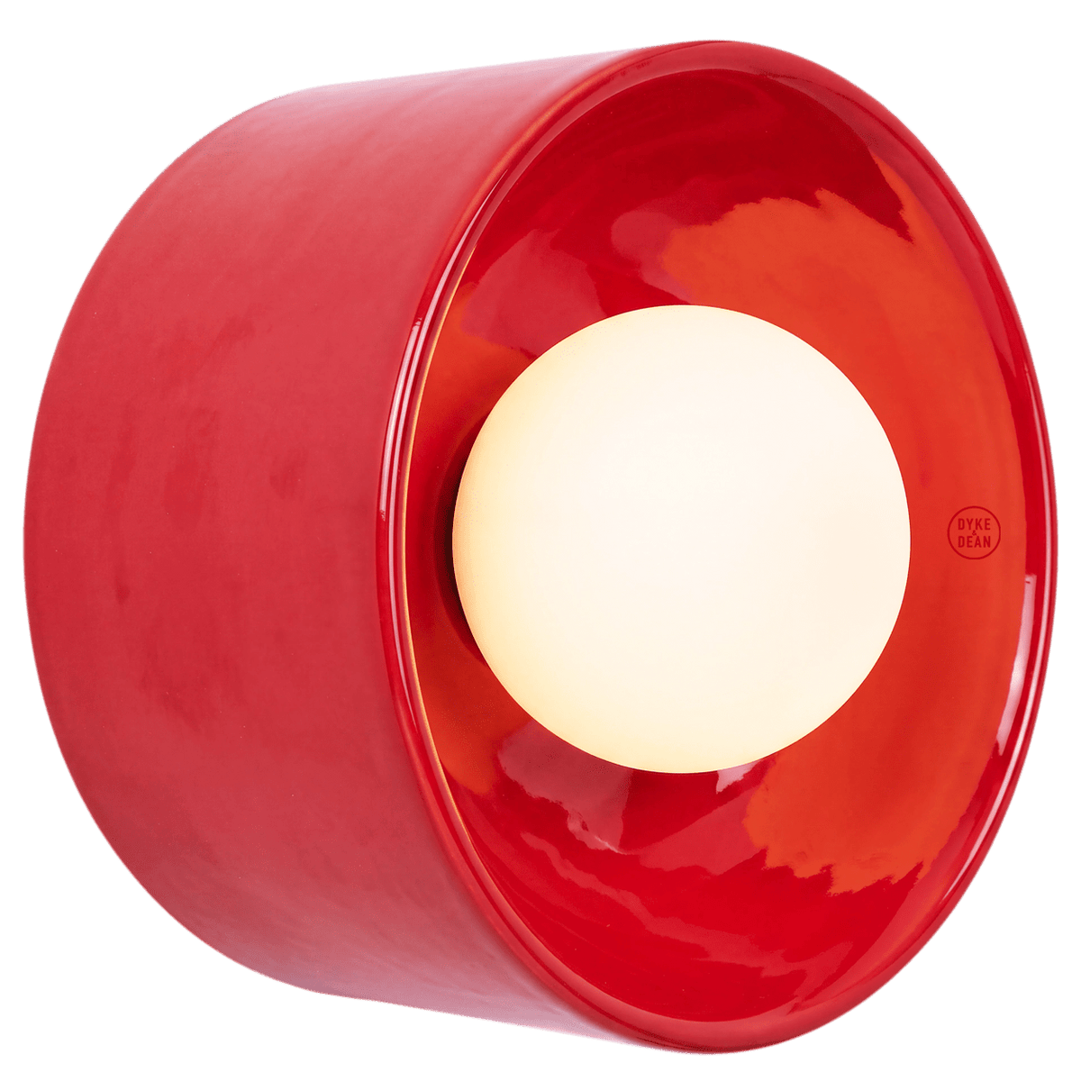 DONUT CERAMIC SCONCE LIGHT RED - DYKE & DEAN