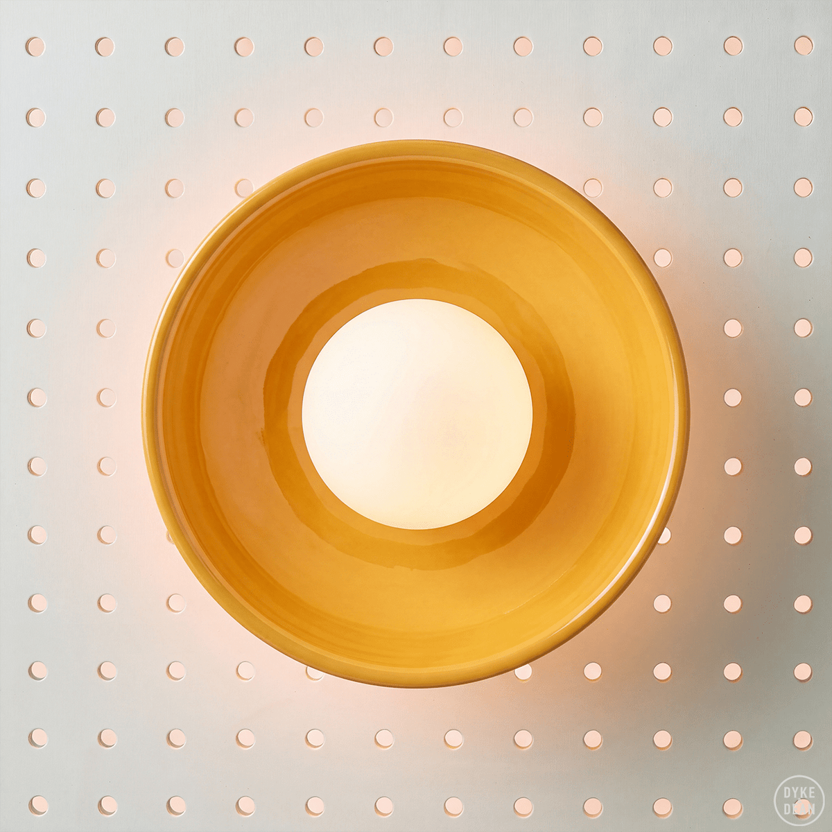 DONUT CERAMIC SCONCE LIGHT YELLOW - DYKE & DEAN