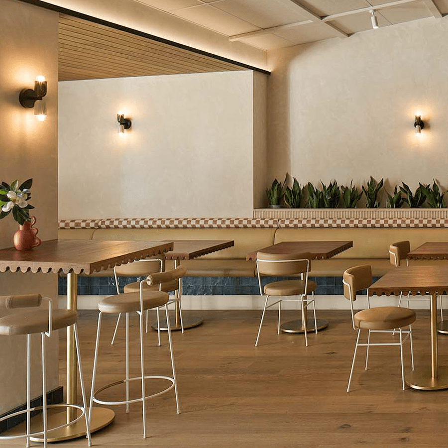 DOUBLE SCONCE CORAL GREEN CREAM - DYKE & DEAN