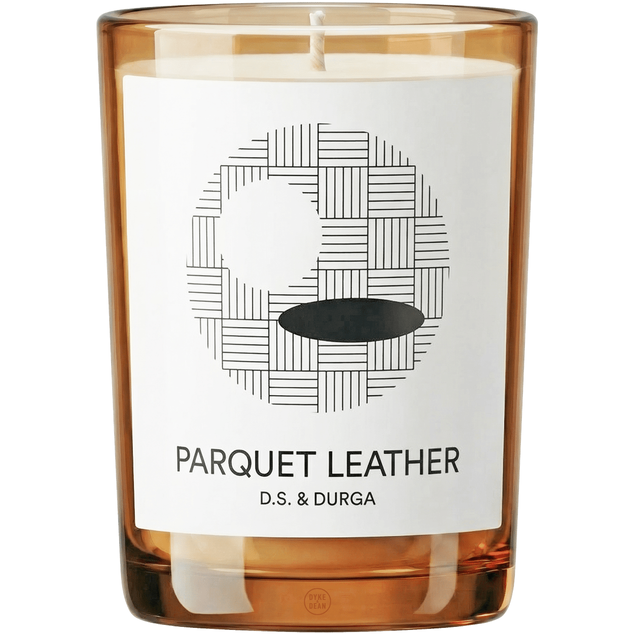 DS&DURGA PARQUET LEATHER CANDLE - DYKE & DEAN