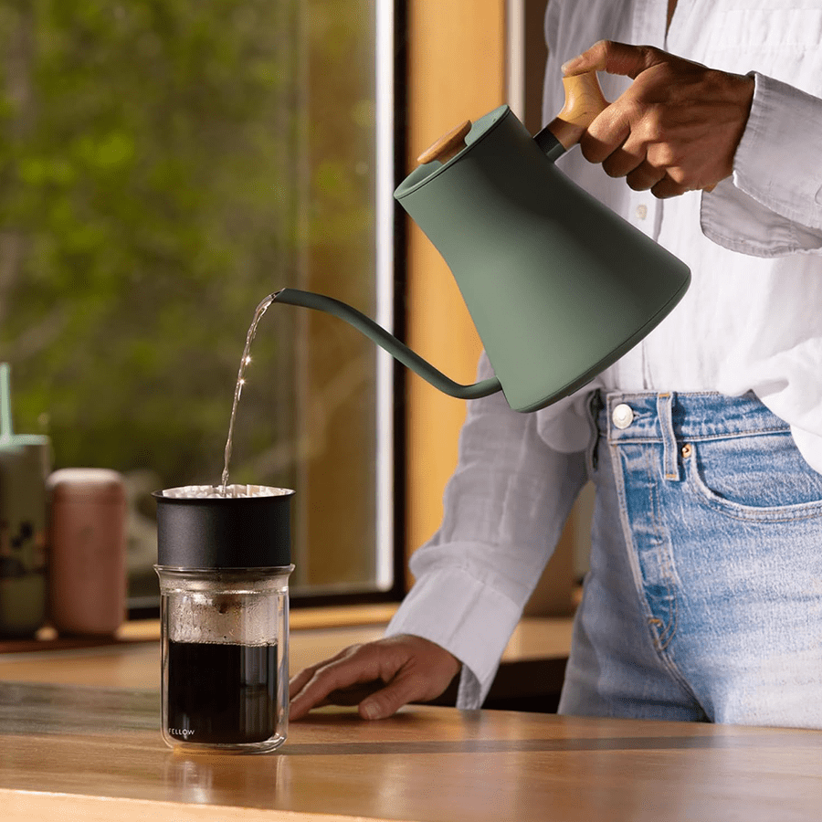 FELLOW SMOKE GREEN STAGG ELECTRIC EKG KETTLE - DYKE & DEAN