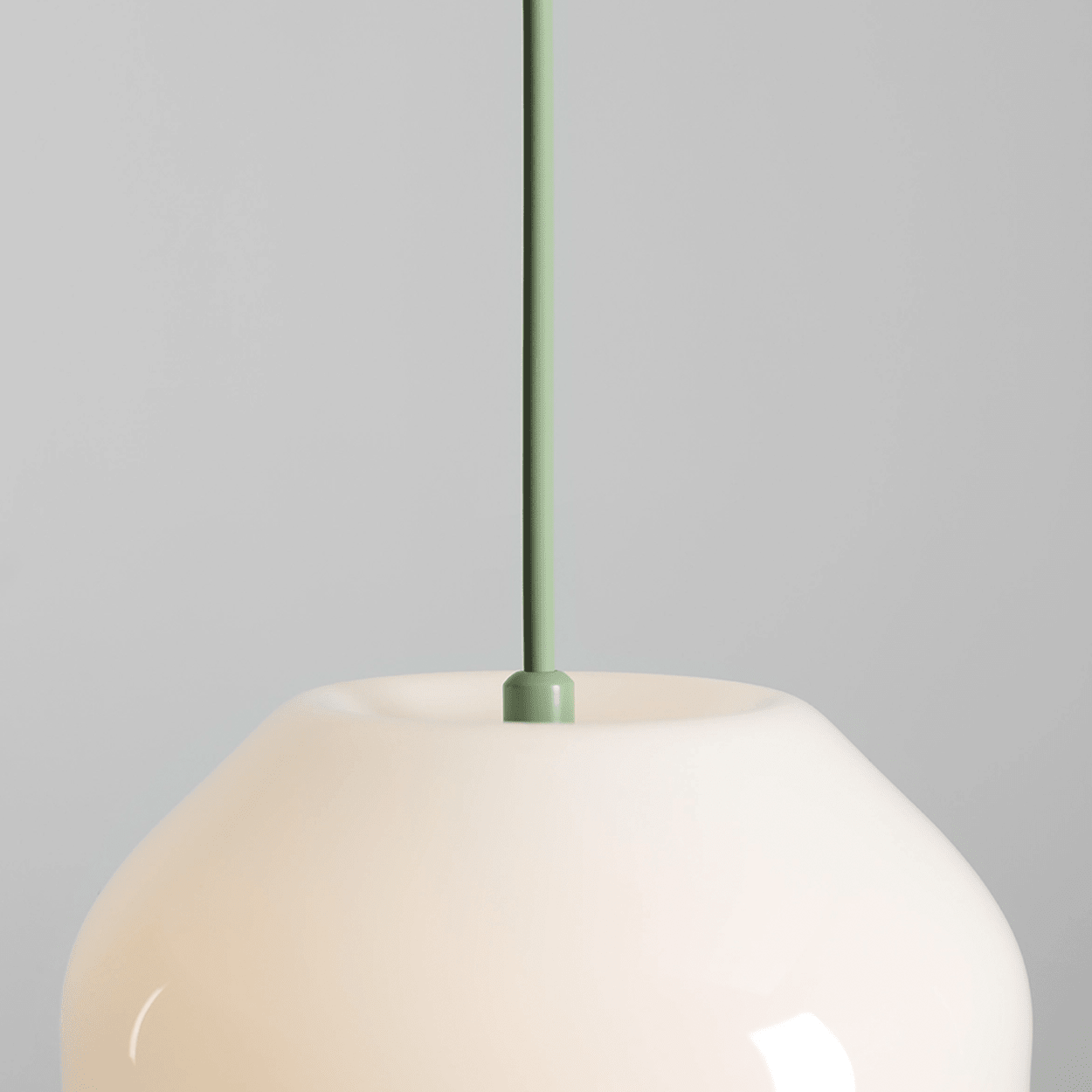 FLASK CHERRY RED GLASS PENDANT LIGHT LARGE - DYKE & DEAN