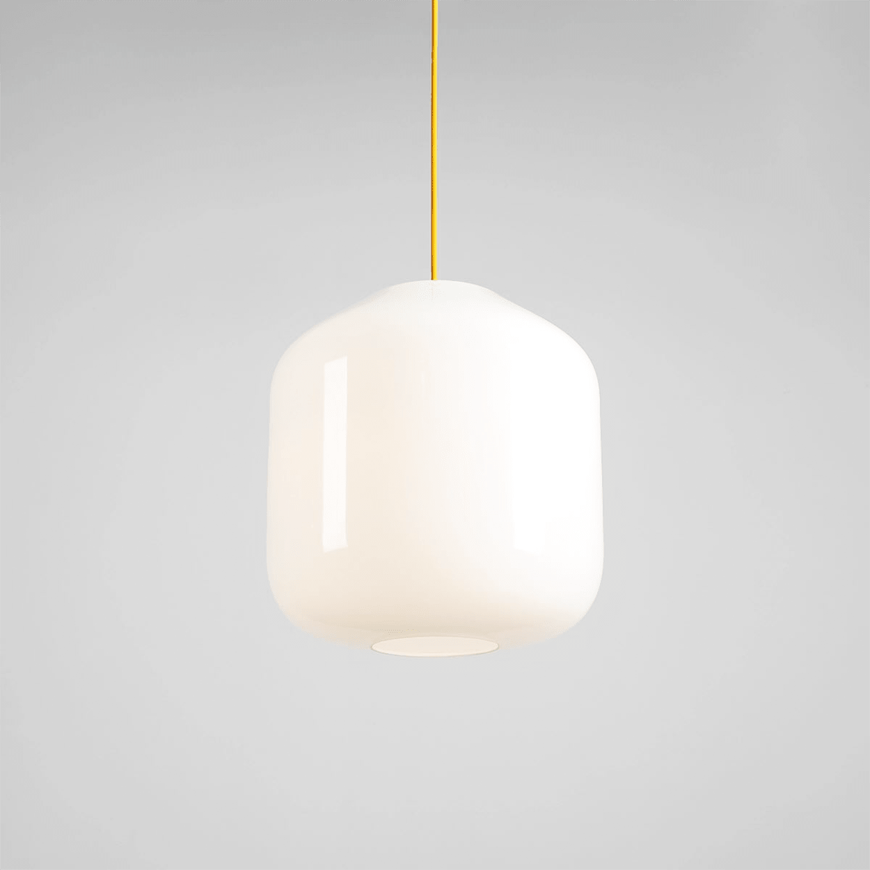 FLASK CHERRY RED GLASS PENDANT LIGHT MEDIUM - DYKE & DEAN