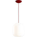 FLASK CHERRY RED GLASS PENDANT LIGHT MEDIUM - DYKE & DEAN