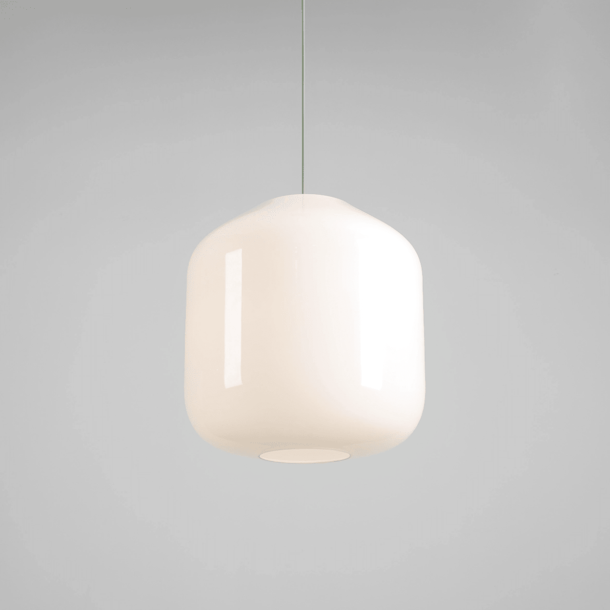 FLASK CHERRY RED GLASS PENDANT LIGHT XL - DYKE & DEAN