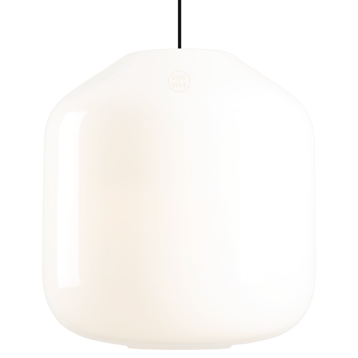 FLASK ORCHID BLACK GLASS PENDANT LIGHT XL - DYKE & DEAN