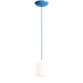 FLASK SAPPHIRE BLUE GLASS PENDANT LIGHT SMALL - DYKE & DEAN
