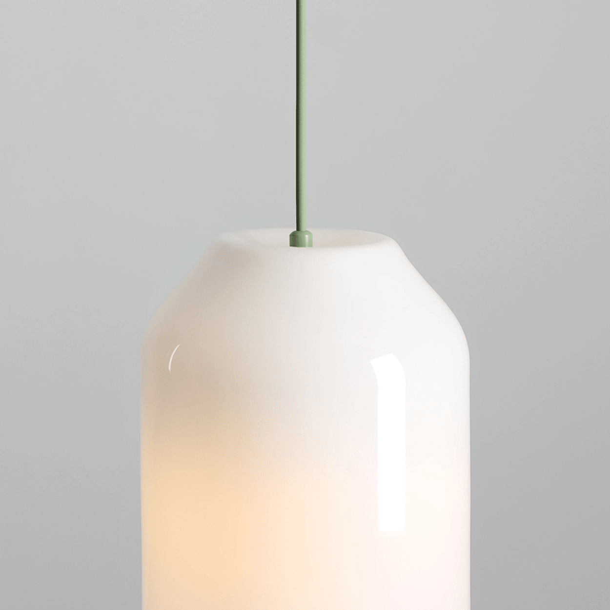 FLASK TERRACOTTA GLASS PENDANT LIGHT LARGE - DYKE & DEAN