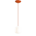 FLASK TERRACOTTA GLASS PENDANT LIGHT SMALL - DYKE & DEAN