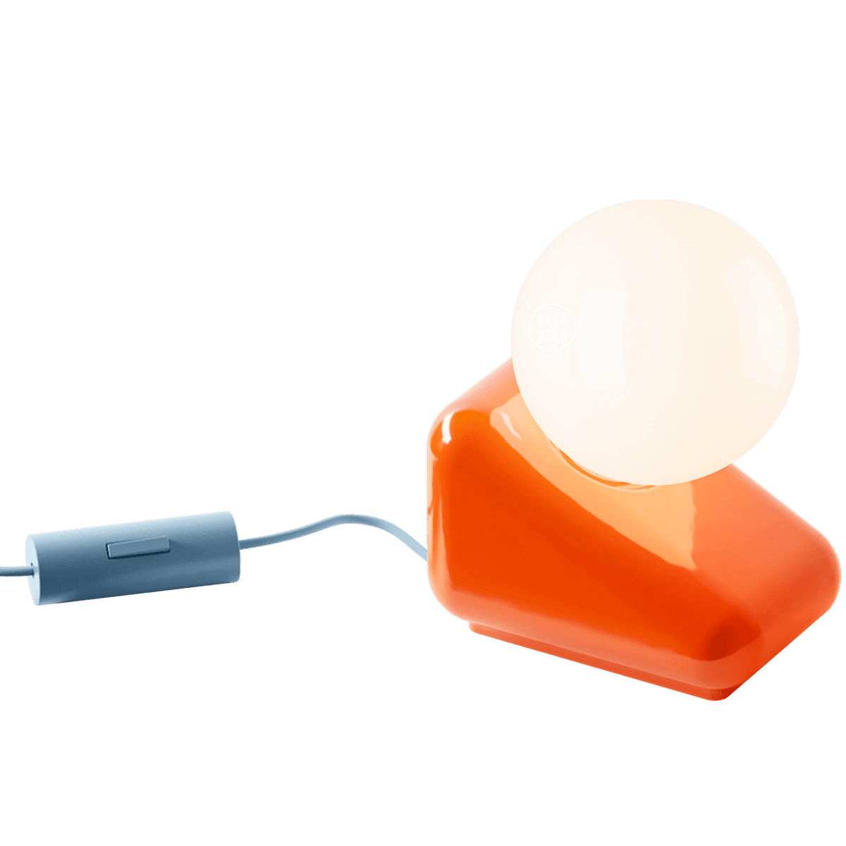 FLIP CERAMIC OPAL GLOBE TABLE LIGHT - DYKE & DEAN