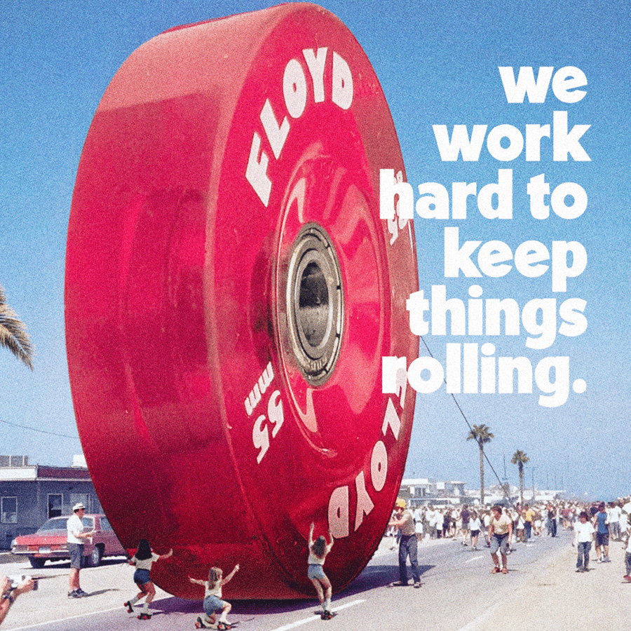 FLOYD CABIN TRAVEL CASE PACIFIC BLUE - DYKE & DEAN